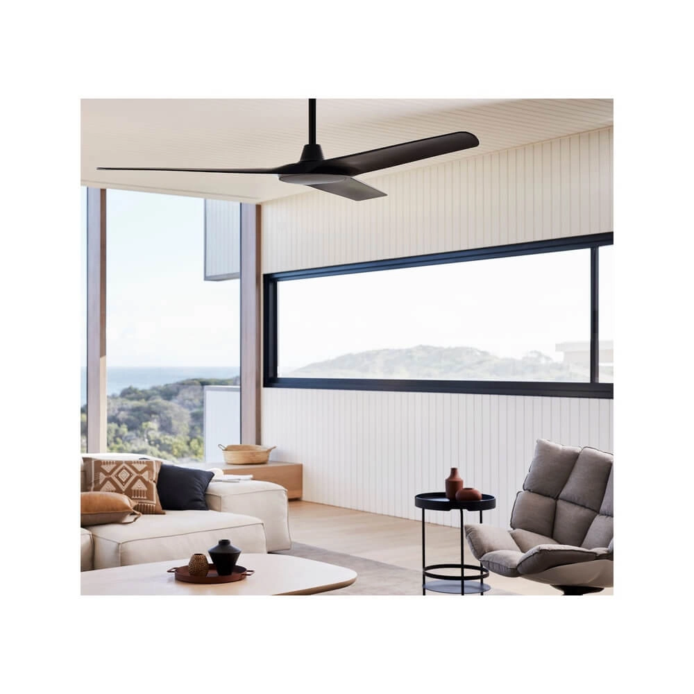 Ventilateur de plafond noir Abyss Ø 142cm Beacon 9333509217381