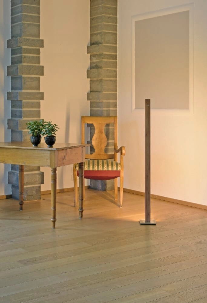 Lampadaire LED Leonora 122,5 cm - noyer huilé HerzBlut 4021273026371