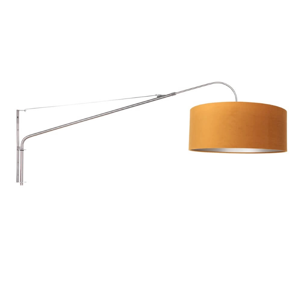 Lampe de lecture murale Elegant Classy avec du velours doré