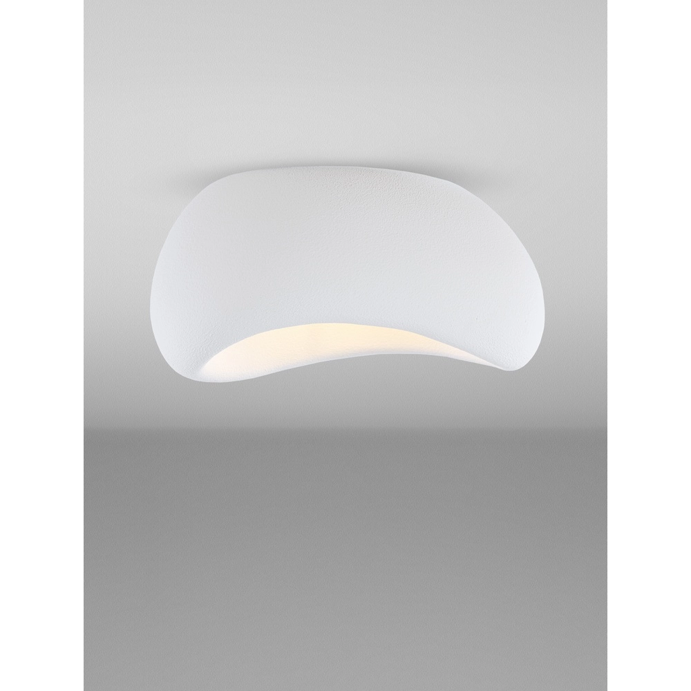 Plafonnier naturel Aere blanc 60cm