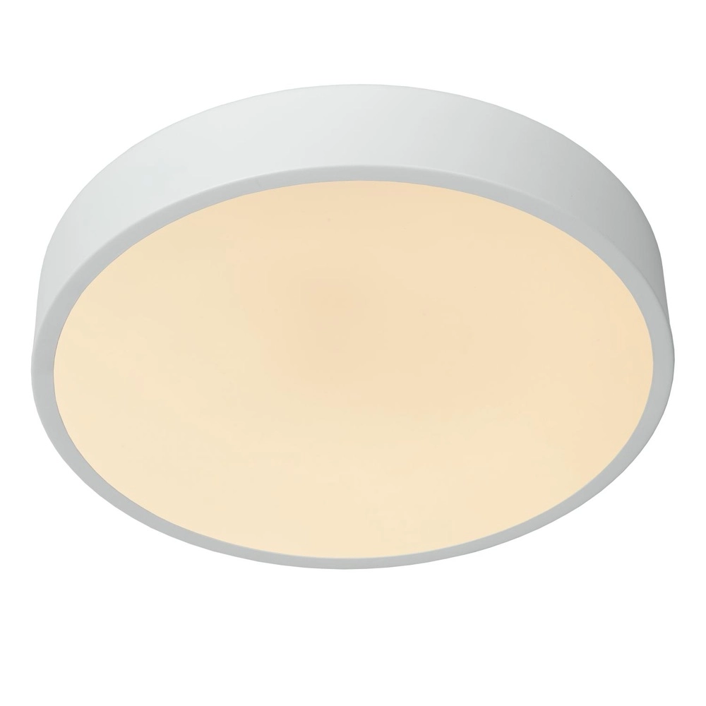 Éclairage de plafond Unar Ø 30cm - 2700K - blanc Lucide 5411212792020