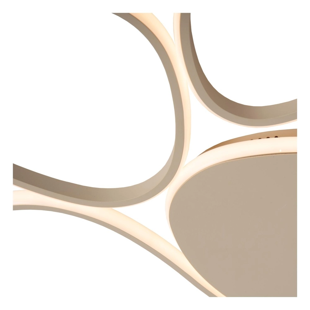 Lampe de plafond moderne Samling M brun sable Lucide 5411212782977