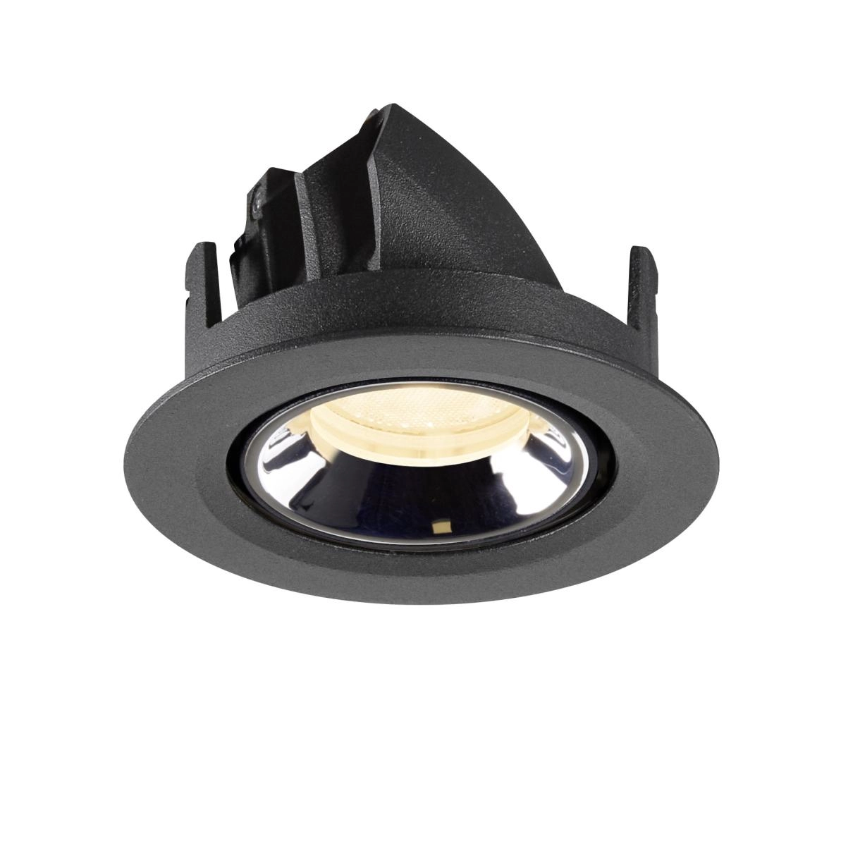 Spot encastré Numinos Gimble XS noir/chrome 3000K - 40 deg SLV 4024163307055