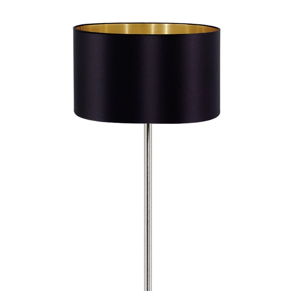 Lampadaire Maserlo 38cm gris métallisé noir avec or Eglo 9002759951696