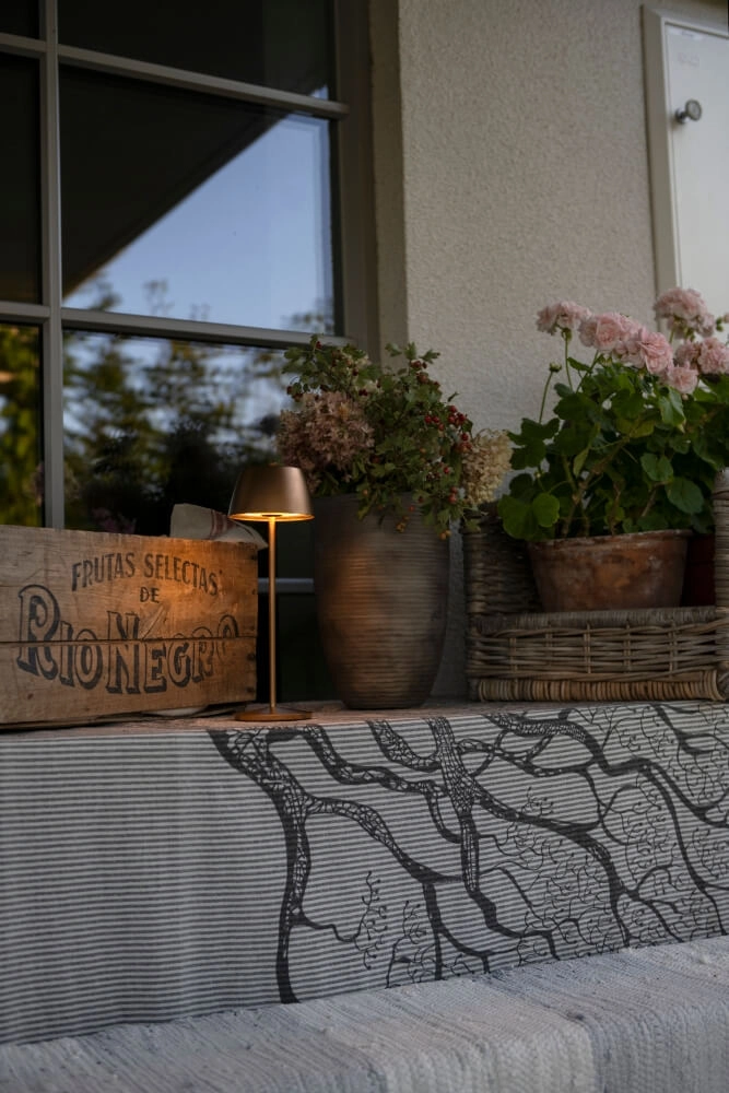 Lampe de table rechargeable Eze cuivre KonstSmide 7318308409016