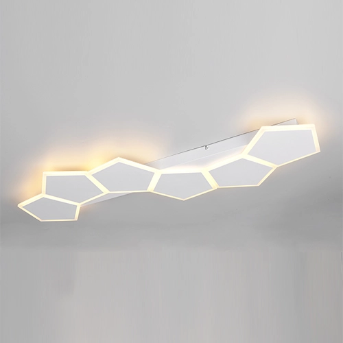 Lampe de plafond unique Zaya M blanc
