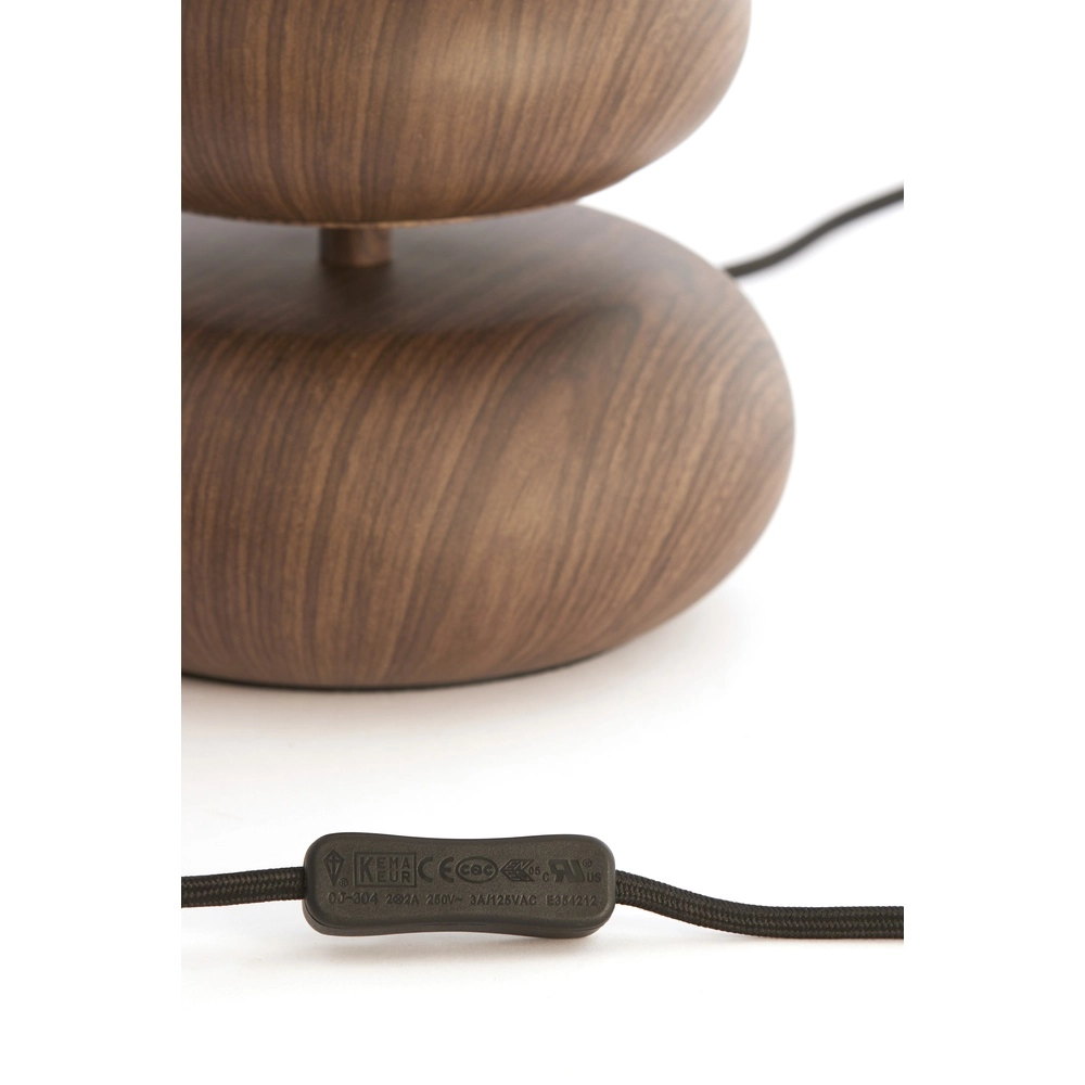 Lampe de table Danialo 67,5 cm - bois foncé Light & Living 8717807815219