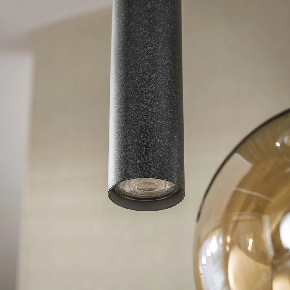 Lampe pendante Vide Sfera avec des lunettes et des pendentifs Lyora 8716803512429