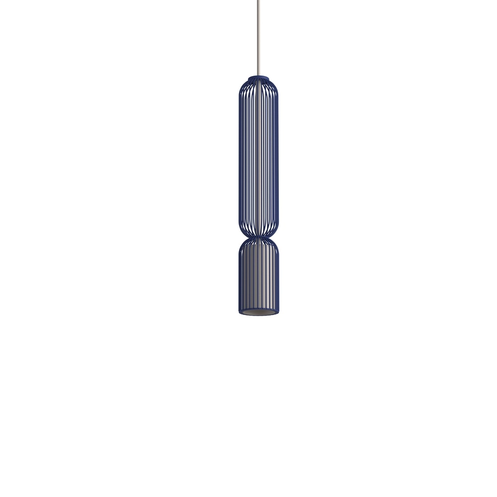 Lampe suspendue Singles 40,5 cm bleu marine Lyora 5903139122023