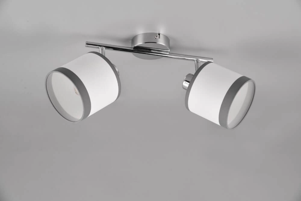 Plafonnier Davos blanc à 2 lumières Trio 4017807574241