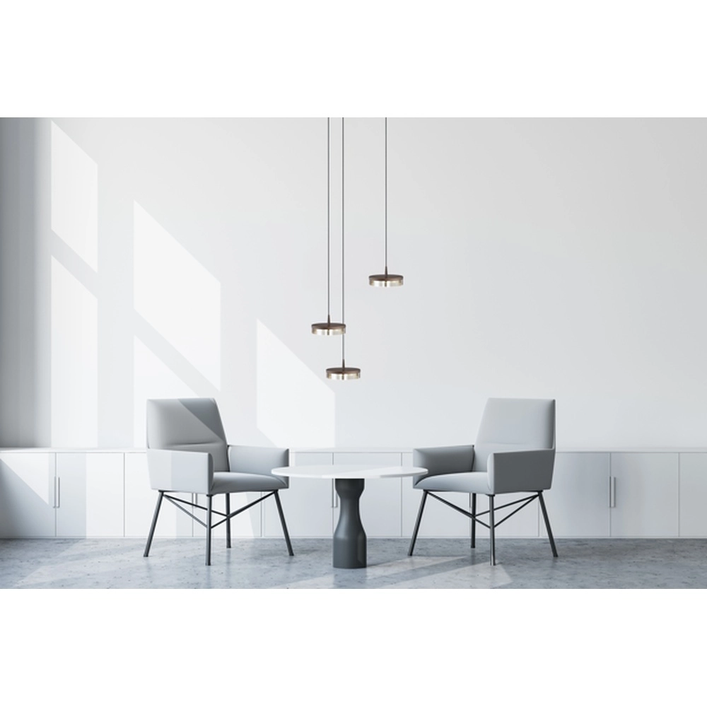 Lampe pendante à 3 lampes Imperia Ø 35 cm brun cacao Masterlight 8718121359526