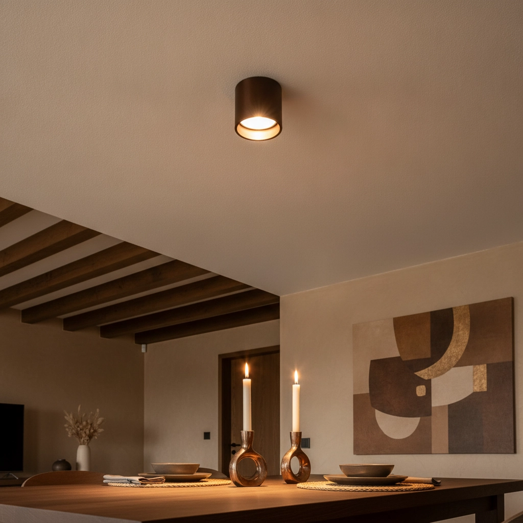 Spot de plafond LED Orleans bronze