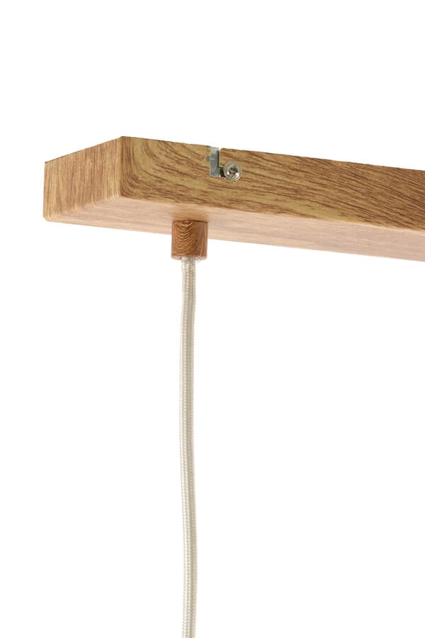 Suspension 3 lumières Dania Impression bois clair Light & Living 8717807710101