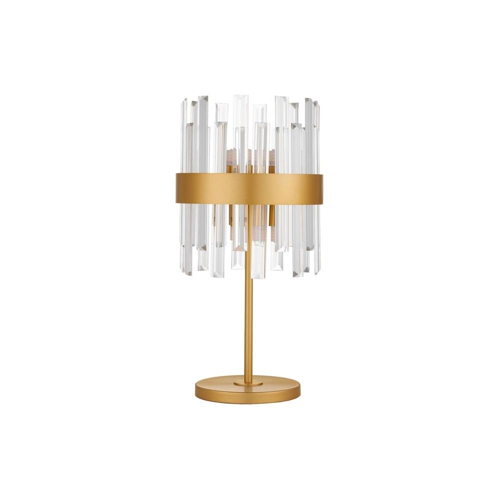 Lampe de table dorée Crown Ø 25cm Lyora 5212017468345