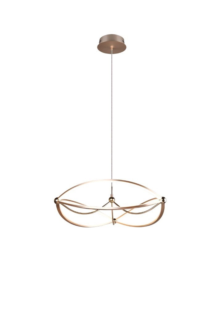 Suspension LED classique Charivari Ø 62cm Trio 4017807461145