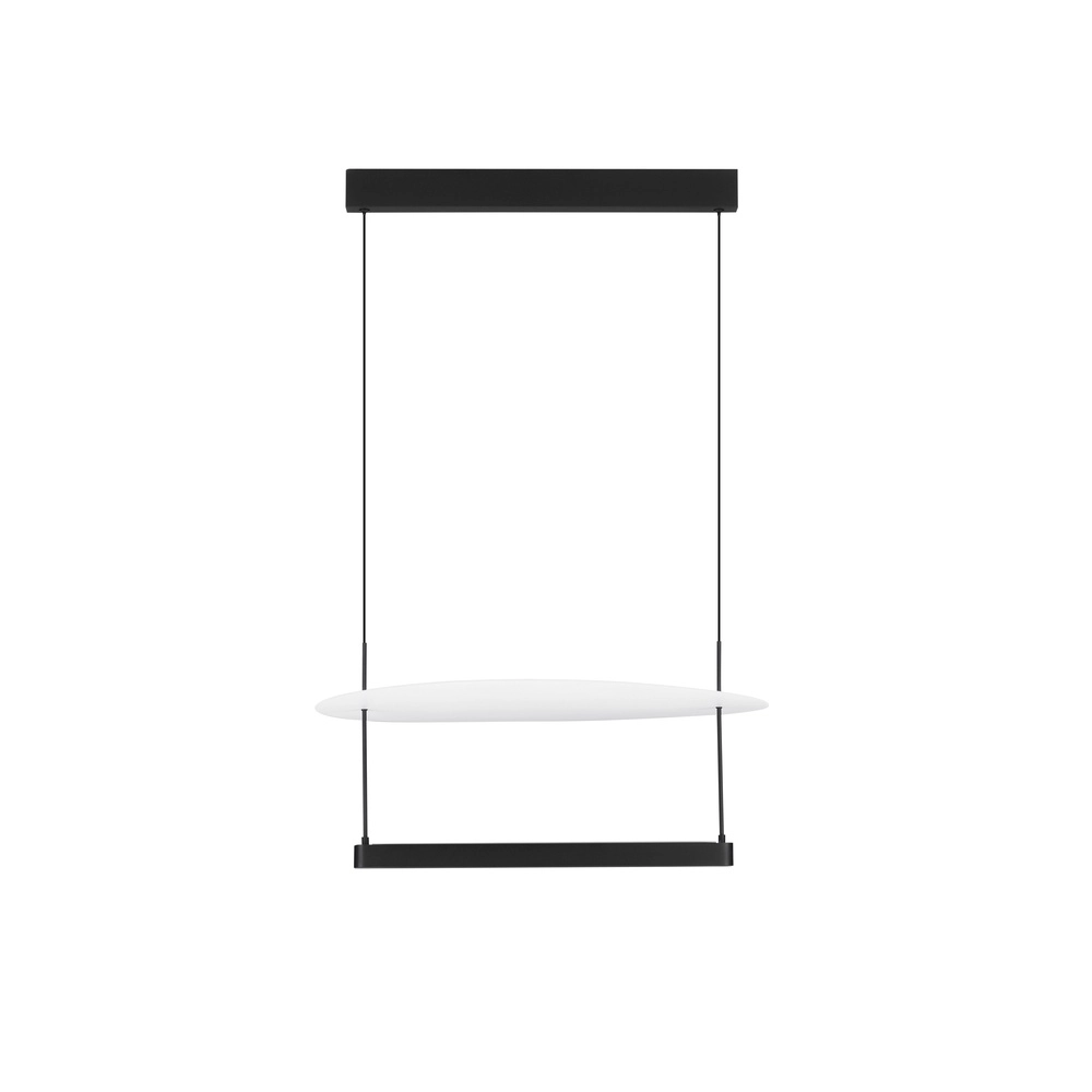 Suspension Diona Ø 60cm noir avec blanc 2700K Lyora 5212017470867