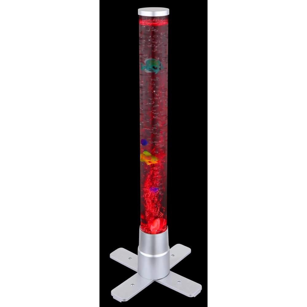 Lampadaire Bubble Mendoza gris argenté avec poisson Globo 9007371442683