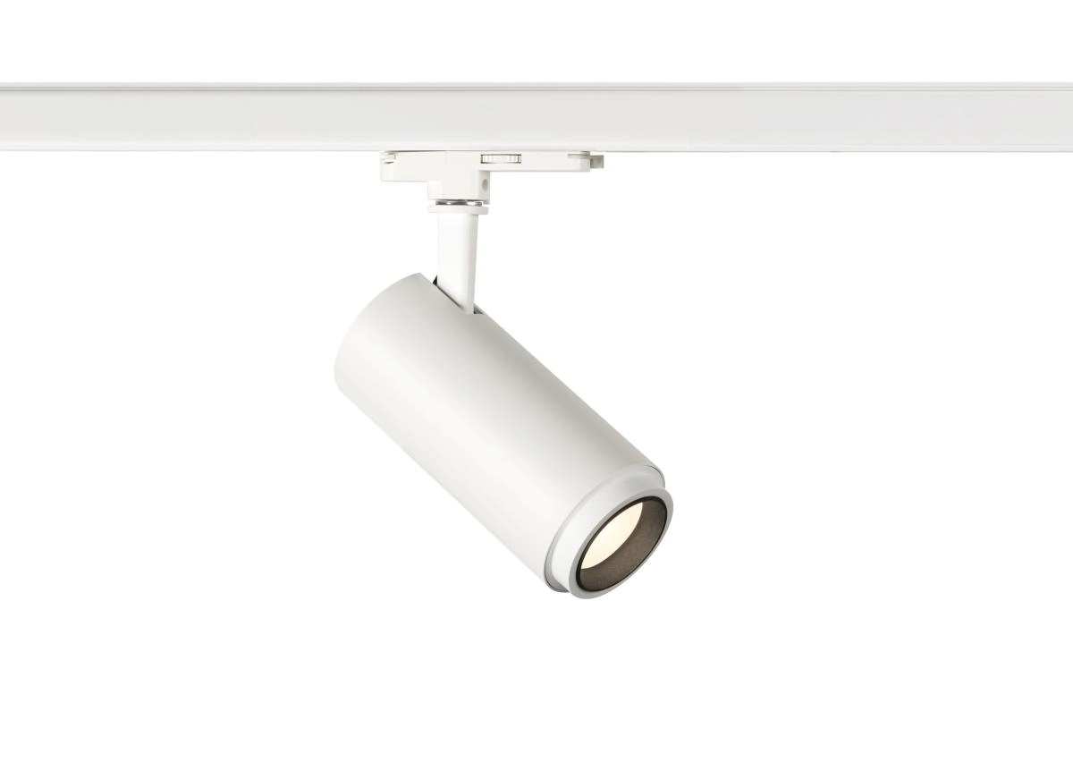 Railspot 3-phasé Numinos Zoom M Dali blanc/noir 4000K - 15 deg SLV 4024163261944