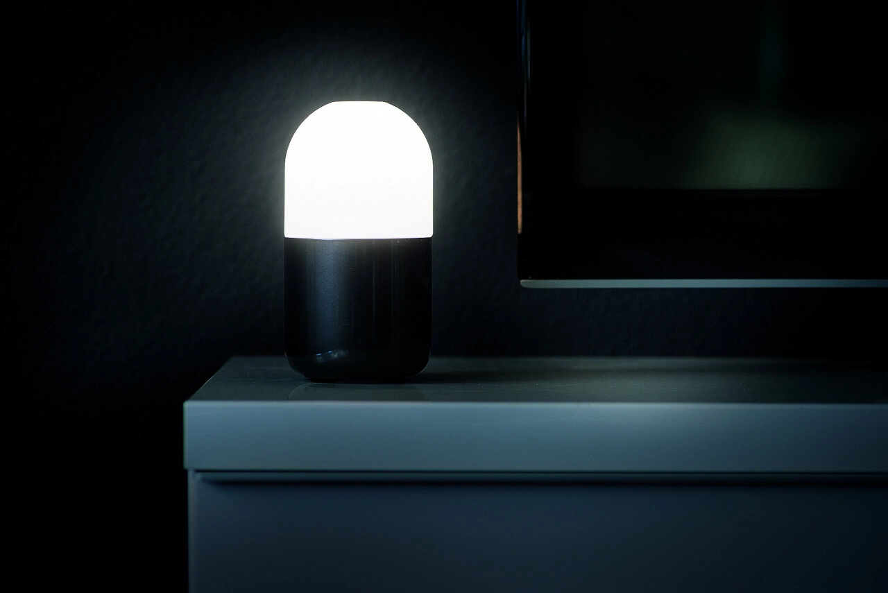 Lampe de table SMOOZ Bean noir GardenLights 5907800857573