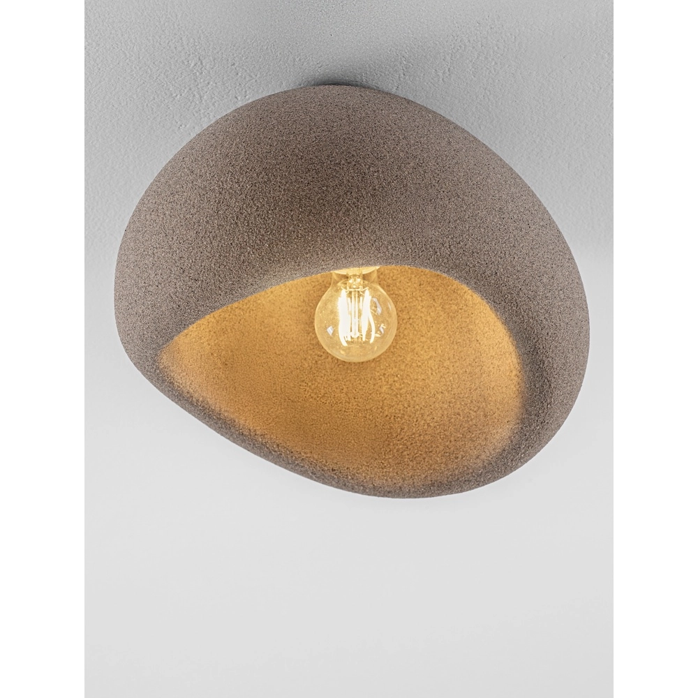 Plafonnier naturel Aere marron 40cm Lyora 5212017476760