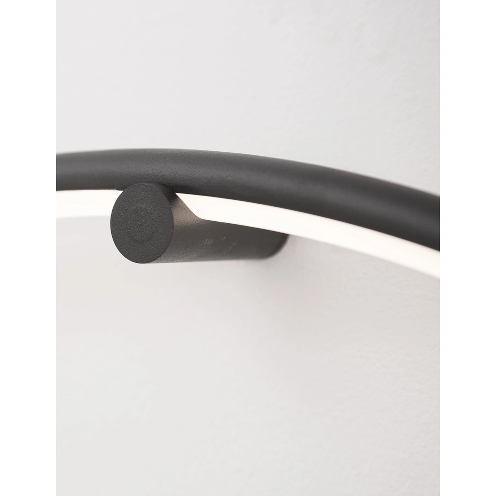 Lampadaire Ring noir Ø 45cm Lyora 5212017428134
