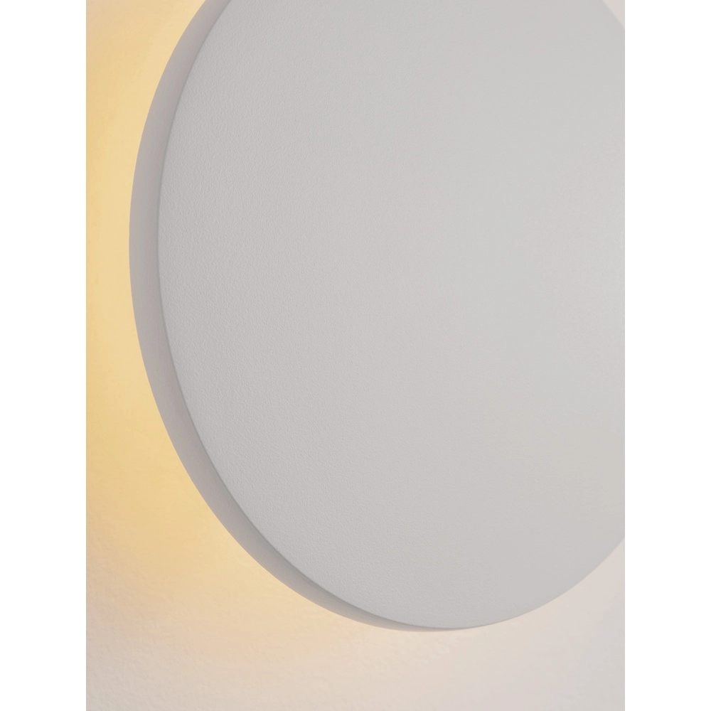 Applique murale ronde Copper blanc Ø 13,5cm Lyora 5212017447319