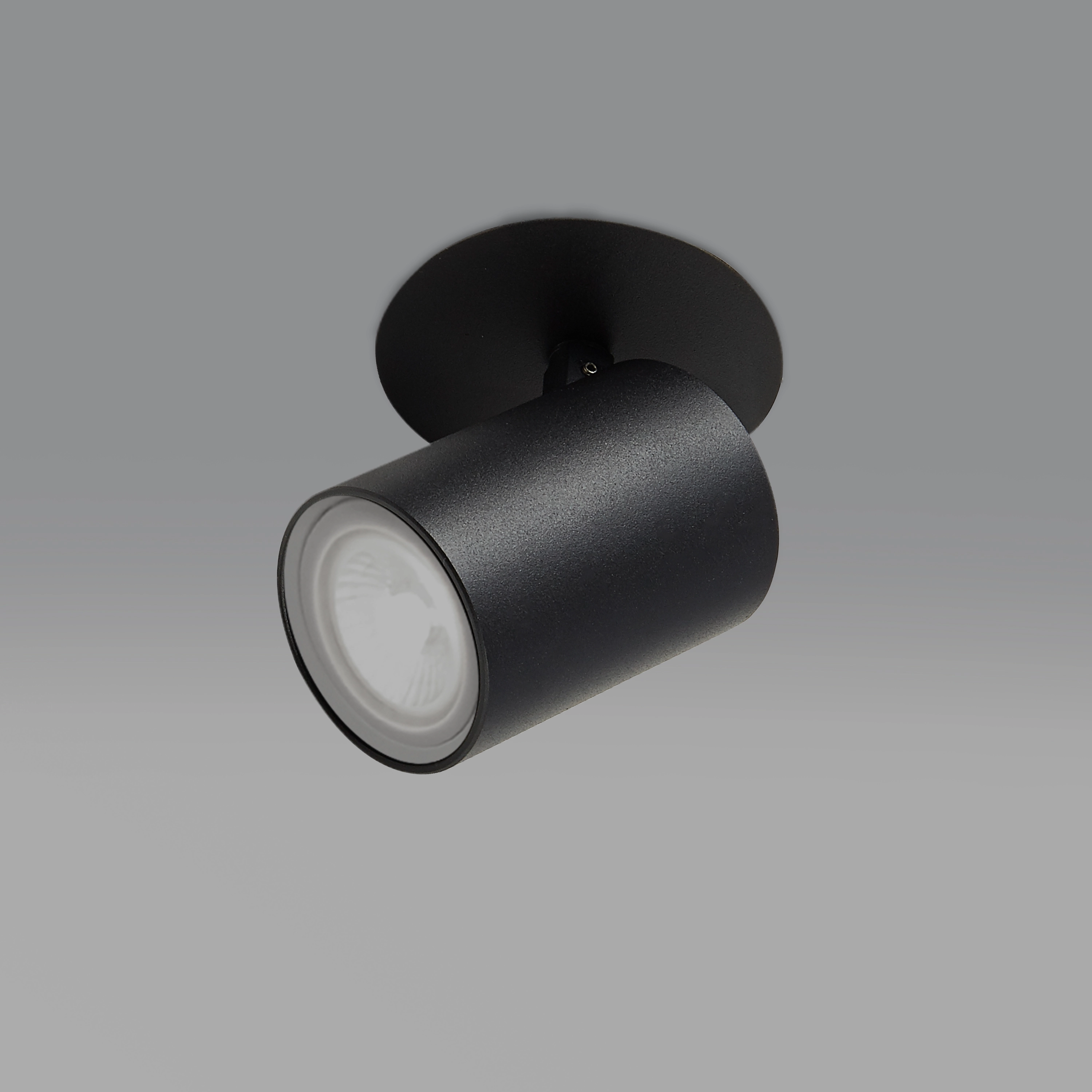 Projecteur encastré Moon Noir Lyora 5053423275550