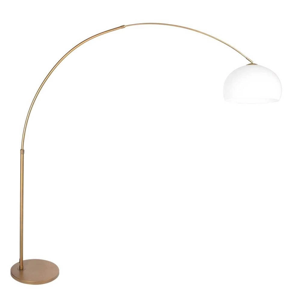 Lampe à arc Sparkled Light bronze avec ampoule capuchon blanc Lampe à arc Sparkled Light bronze avec ampoule capuchon blanc