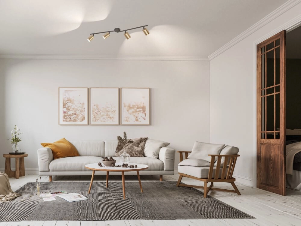 Plafonnier Vano 4 lumières Fischer & Honsel 4003694214391