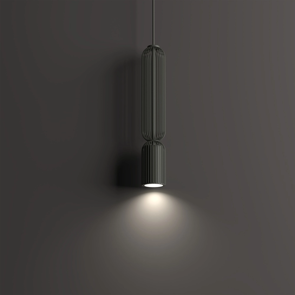 Lampe suspendue Singles 40,5 cm gris ombre Lyora 5903139122016
