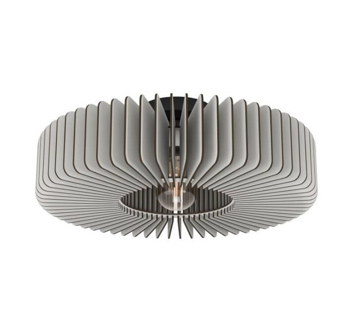 Plafonnier en bois Palombaia Ø 50cm - sable