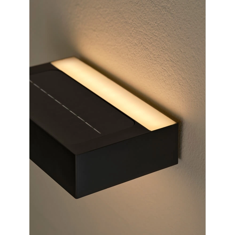 Applique solaire Monay rectangle noir Nordlux 5704924023538