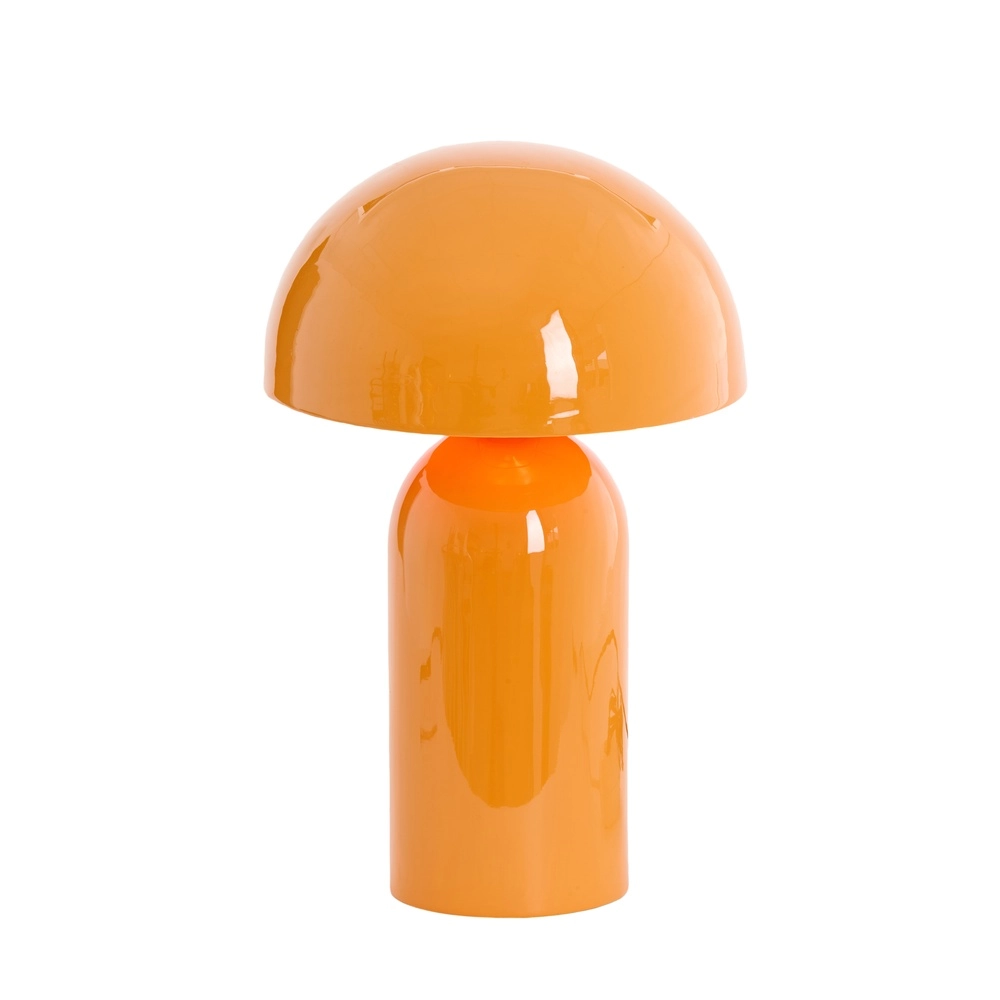 Lampe de table champignon Tolima orange brillant - Ø 31cm Light & Living 8717807807870