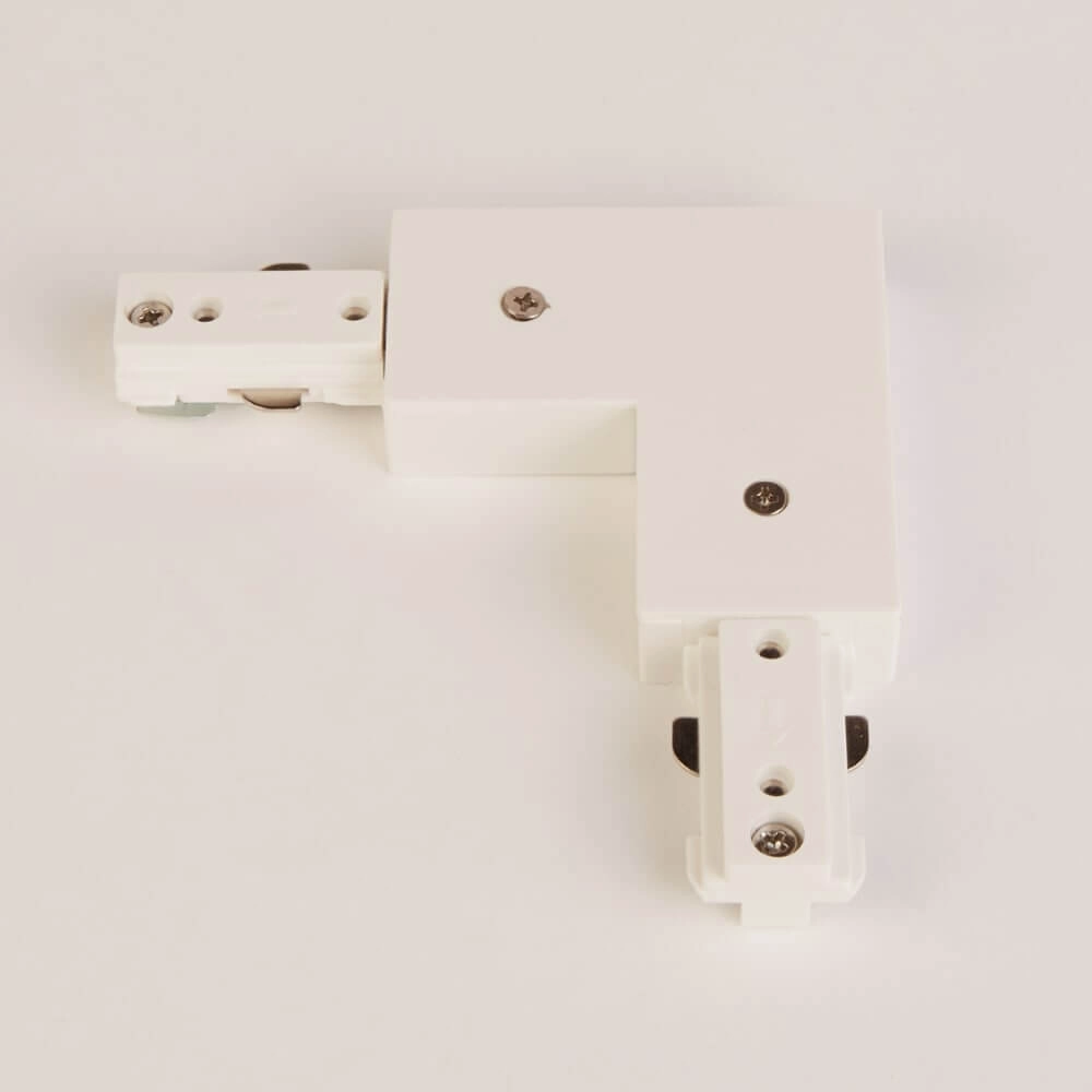 Connecteur en L TraQ blanc Lyora