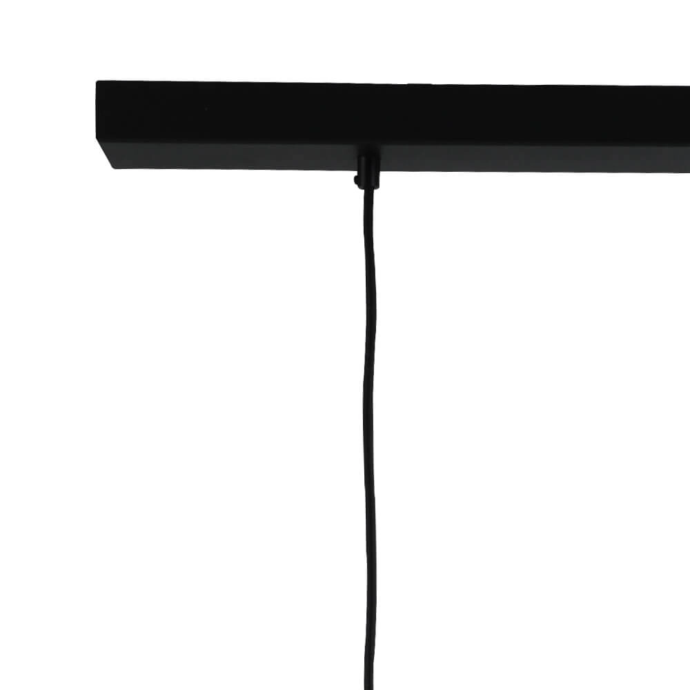 Lampe suspendue Lazise 3x Ø 30cm noir Masterlight 8718121303482