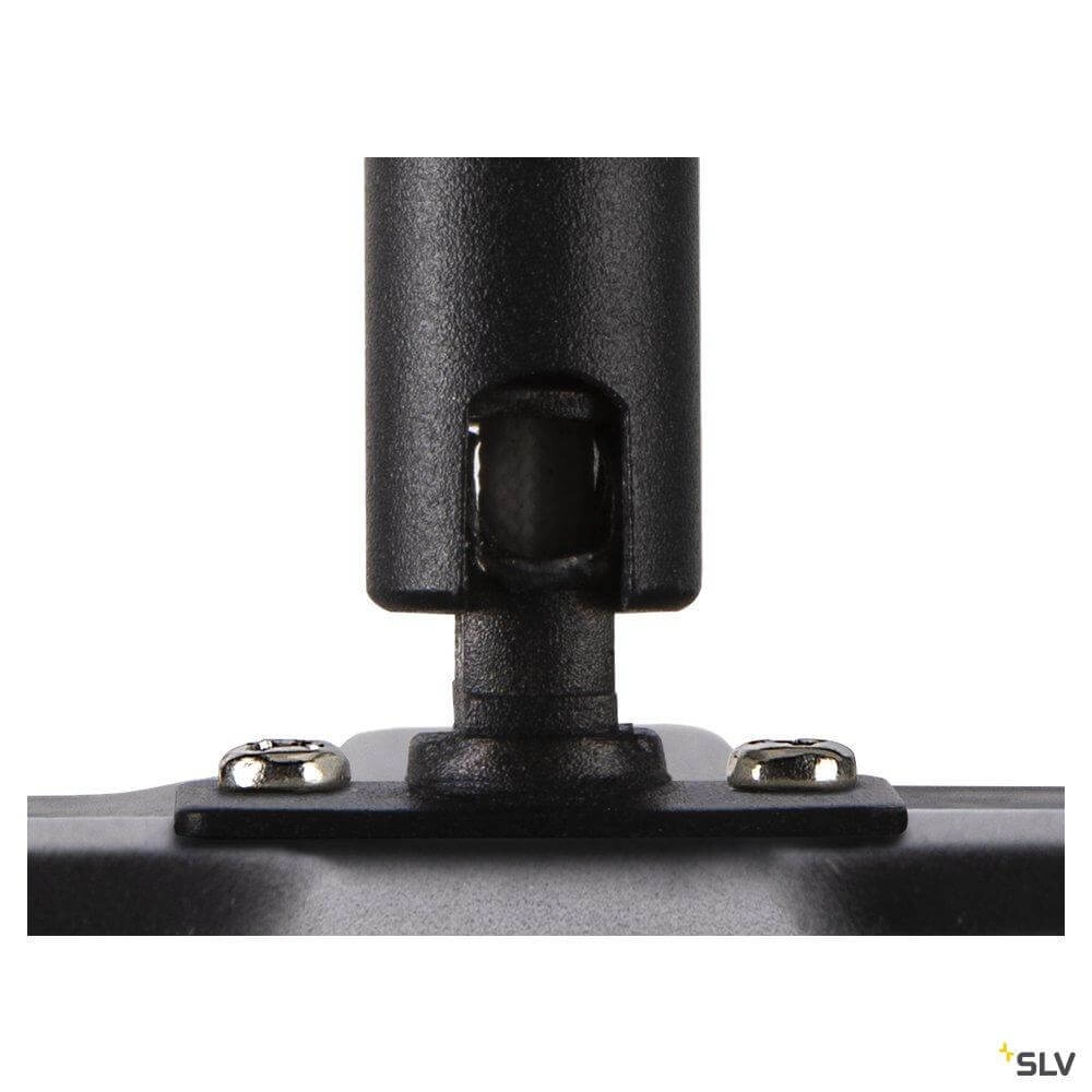 Panneau LED monophasé Panel Track rond noir SLV 4024163250856