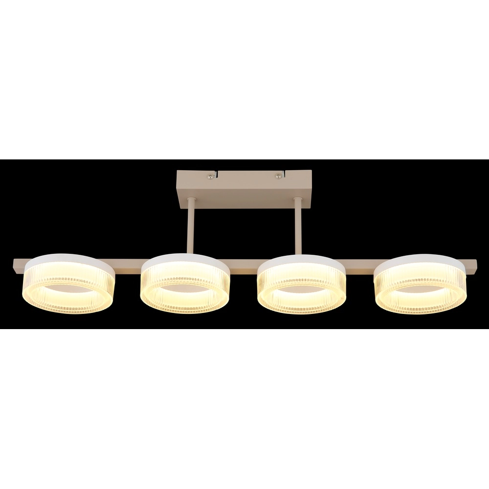 Plafonnier moderne Zara brun sable 67cm Globo 9007371576067