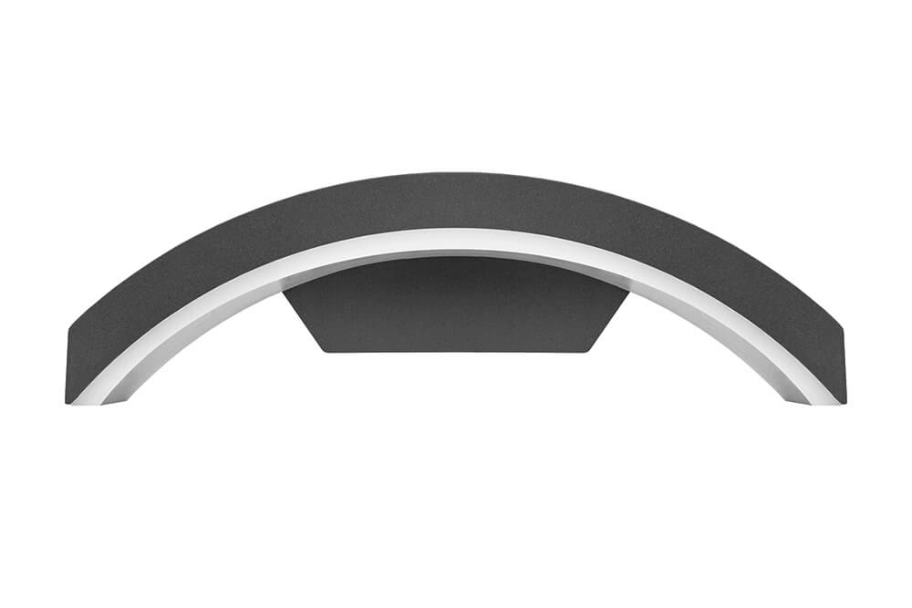 Lampe d'extérieur design Curve Anthracite Lyora 5055788232605