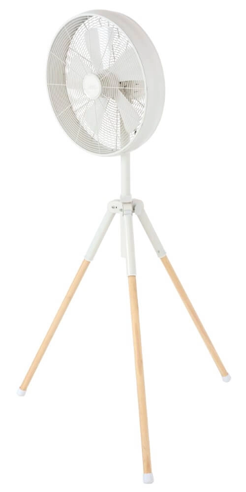 Ventilateur sur pied Breeze Ø41cm blanc