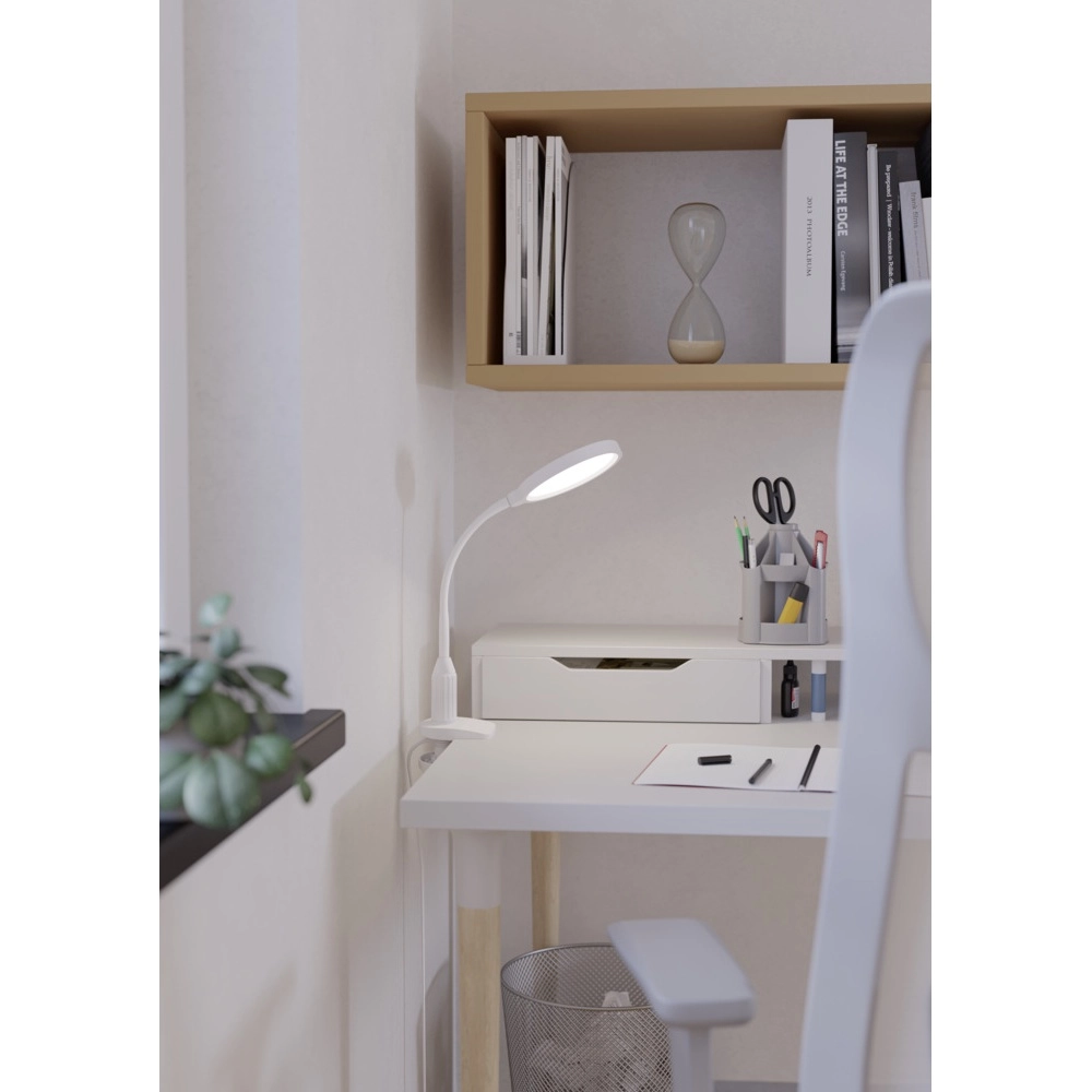 Lampe à pince Lauro blanc Eglo 9008606357512