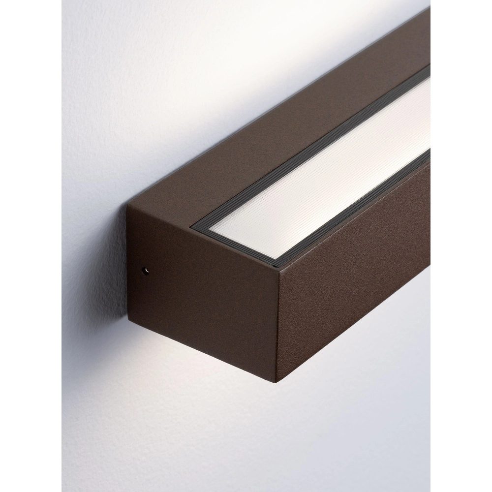 Lampe murale élégante Lane brun rouille 22cm - 21W Lyora 5212017496812