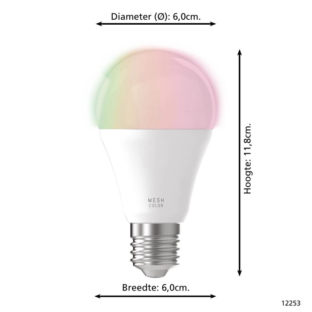 Ampoule de lampe LED Zigbee - E27 - 9 watt - 2700-6500K - A60 Eglo 9002759122539