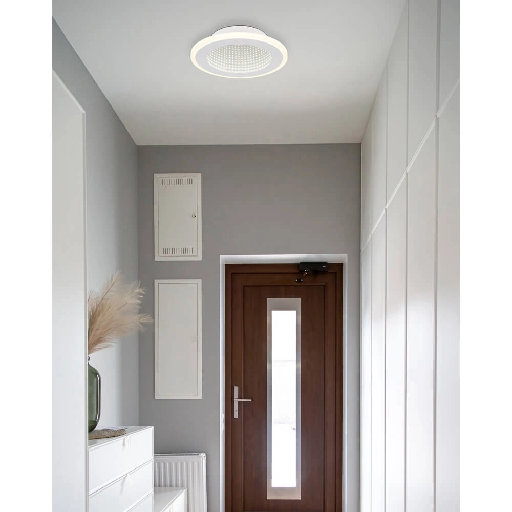 Plafonnier Lamela Ø 22,5 cm blanc Globo 9007371458615