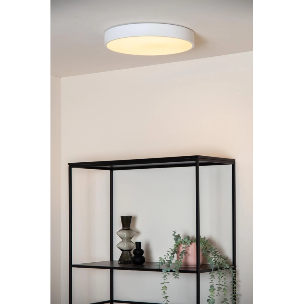 Éclairage de plafond Unar Ø 30cm - 2700K - blanc Lucide 5411212792020