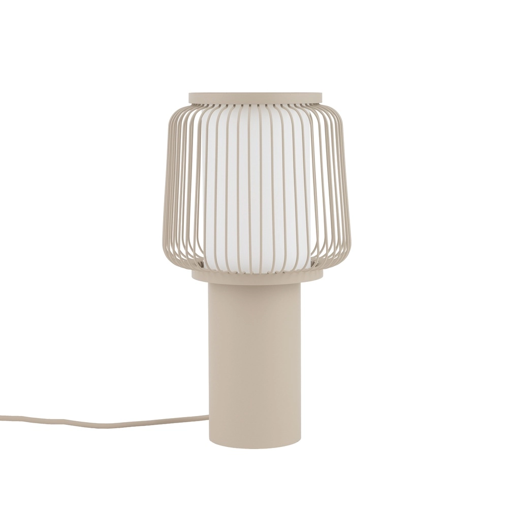 Lampe de table Nome Ø 18 cm brun sable Lyora 5903139122528