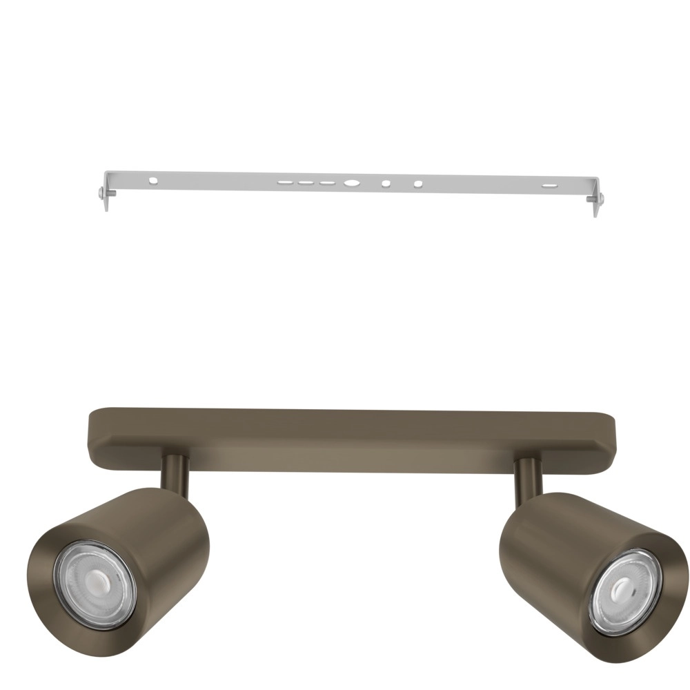 Spot monté en surface Camaldoli Bronze 2 lumières Eglo 9008606360413