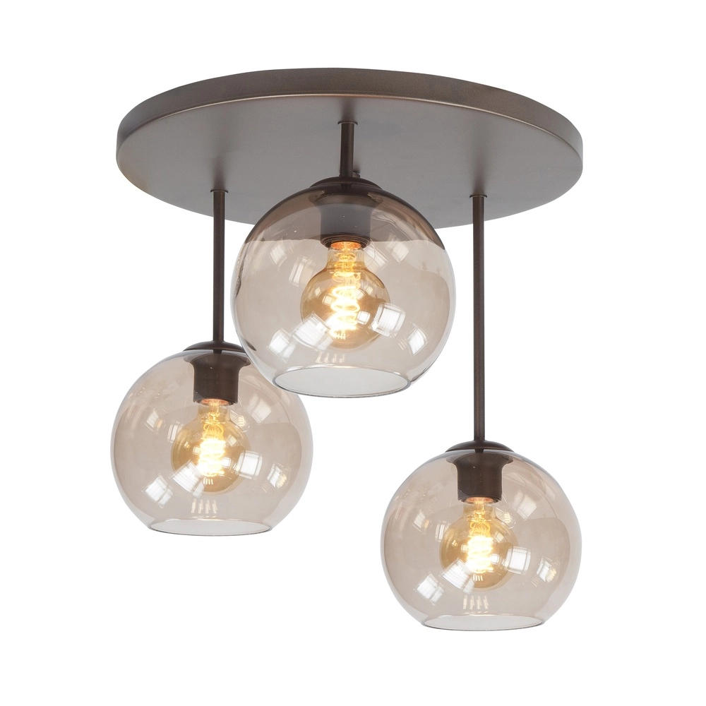 Conception de lampes de plafond Fantasy 3-brun chocolat clair