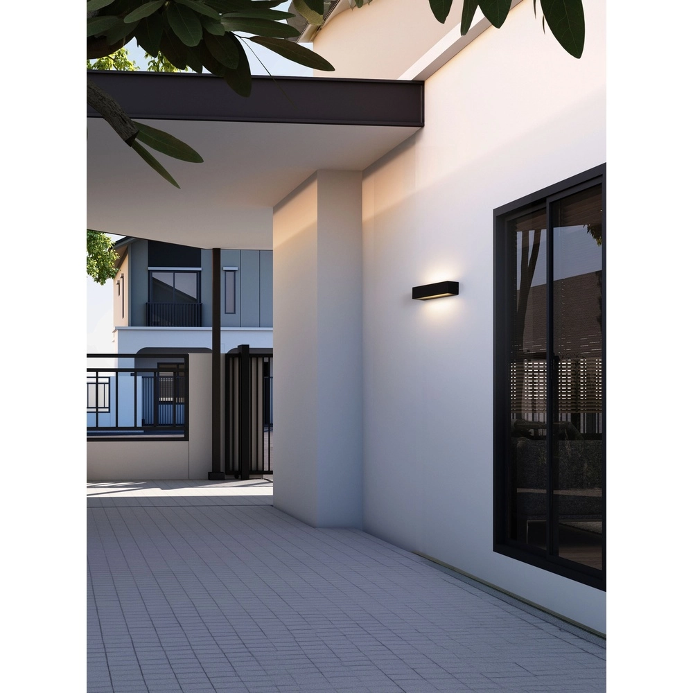 Lampe murale élégante Lane noir 22cm - 21W Lyora 5212017496737