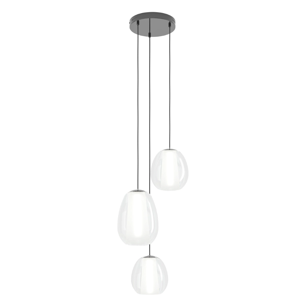 Design pendant lamp Menorca grey Ø 42cm Stars of Light 9008606359998