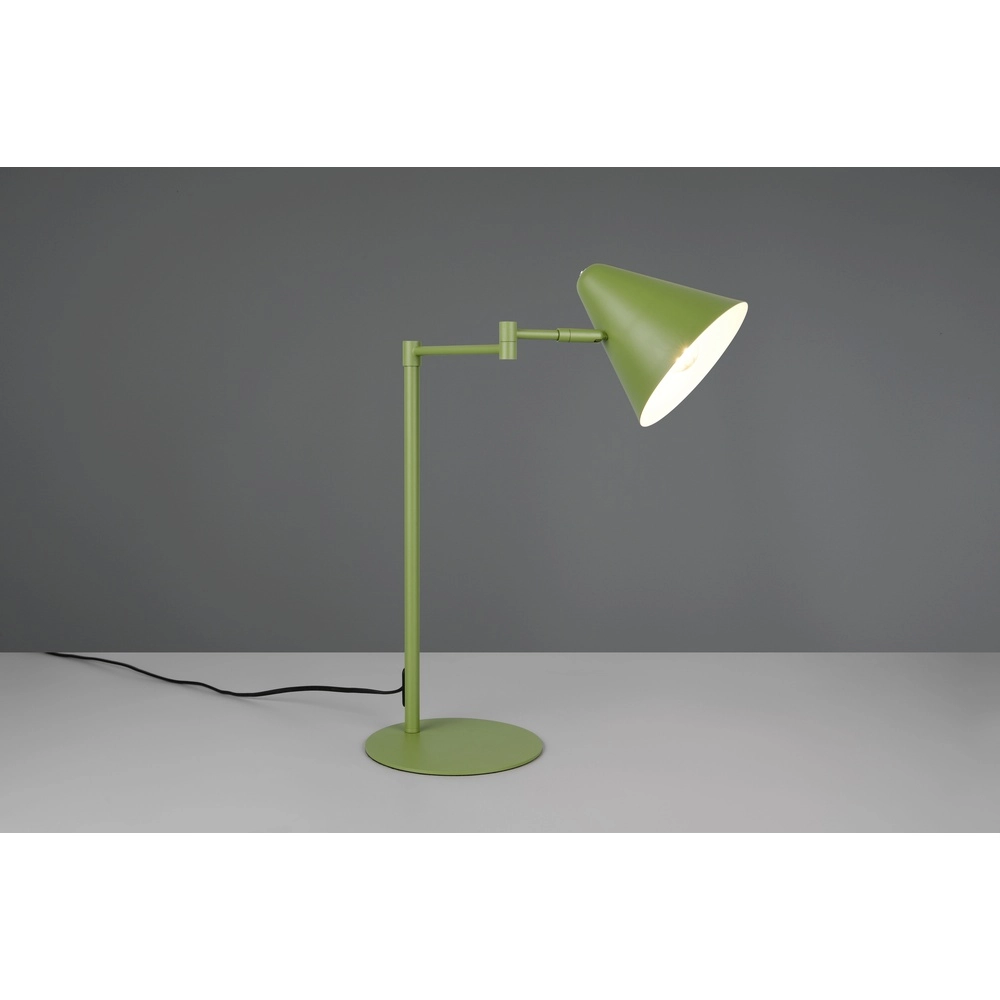 Lampe de table design Cosima vert Trio 4017807660234